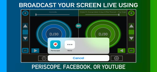 ‎DJ Record Screen Music & Voice Screenshot