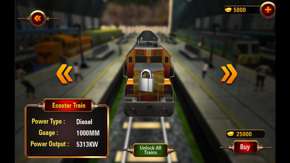 #3. Train racing 3D 2 player (iOS) Bởi: BigCode Games Pvt Ltd