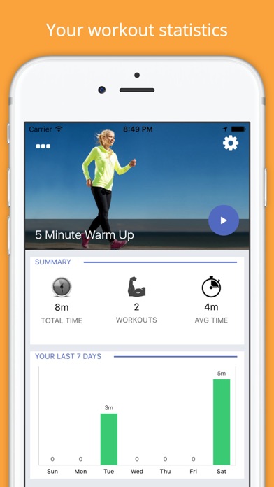 Screenshot #1 pour 5 Minute WARM UP Pre-Workout