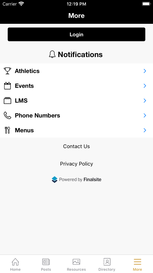 #5. Hawaii Baptist Academy (iOS) By: finalsite