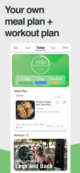 Game screenshot Macro Meal Planner & Workouts mod apk