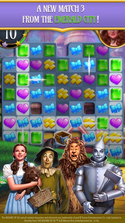The Wizard of Oz Magic Match 3 screenshot-0