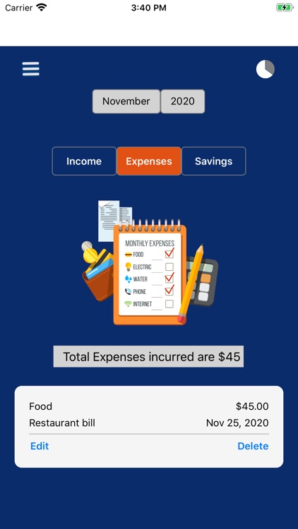 Savings Scorecard