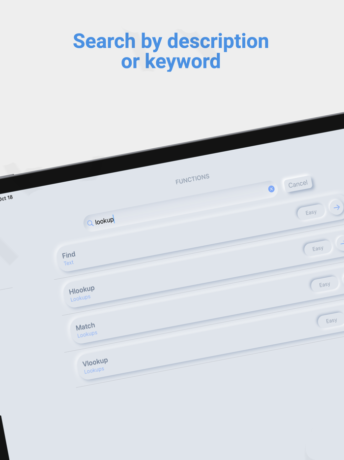 Function Finder for Excel
