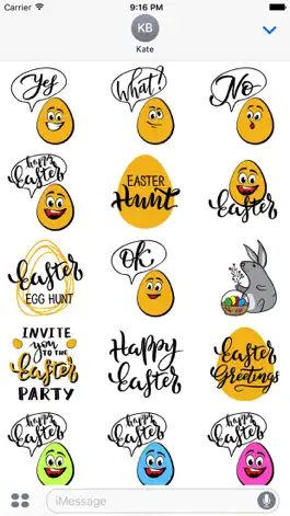 Game screenshot Easter Calligraphy Stickers apk