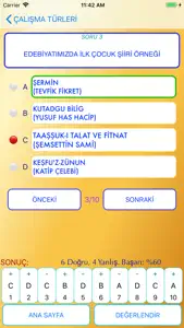 Edebiyatta İlkler (%100 Öğren) screenshot #3 for iPhone