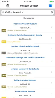 u.s. museum locator iphone screenshot 1