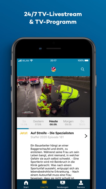 SAT.1 - Live TV und Mediathek screenshot-3