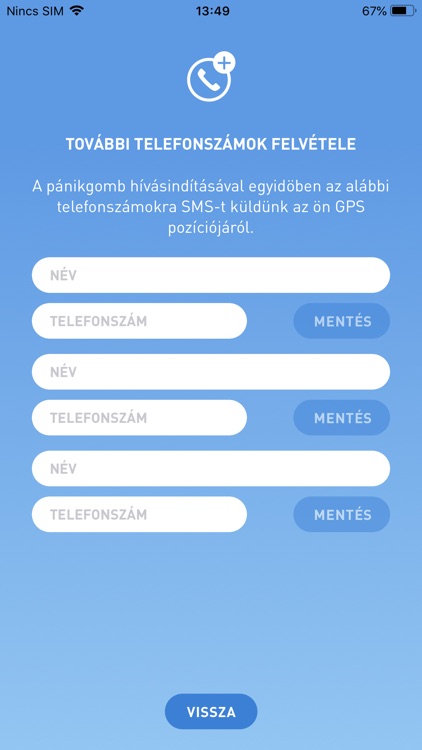 Pánikgomb screenshot-3