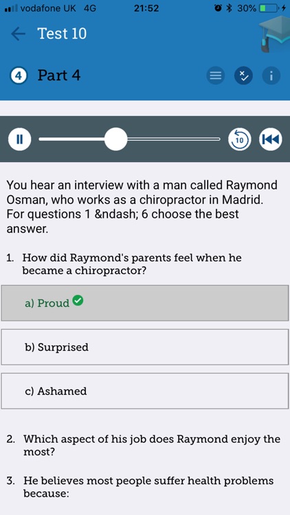 FCE Academy Listening B2 First screenshot-4