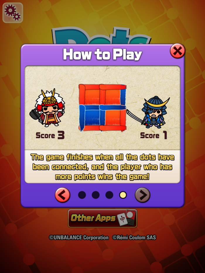 Dots and Boxes Battle game