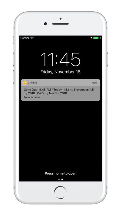 C-Time Lite iPhone screenshot 5 - Utilities app