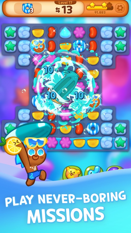 #3. Cookie Run: Puzzle World (iOS) Bởi: Devsisters