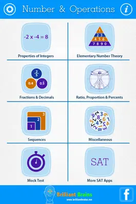 Game screenshot SAT Math : Number & Operations apk