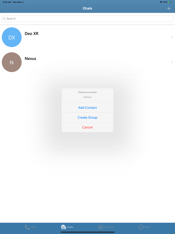 QTConnect iPad screenshot 4 - Social Networking app