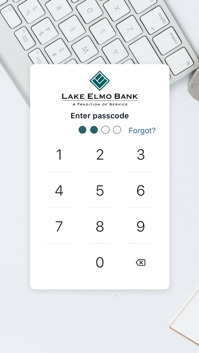 Lake Elmo Bank Mobile App Screenshot