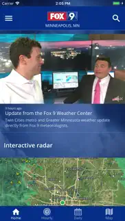 fox 9 weather – radar & alerts iphone screenshot 1