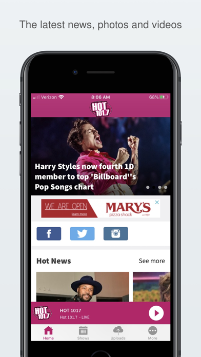 HOT 1017 Screenshot