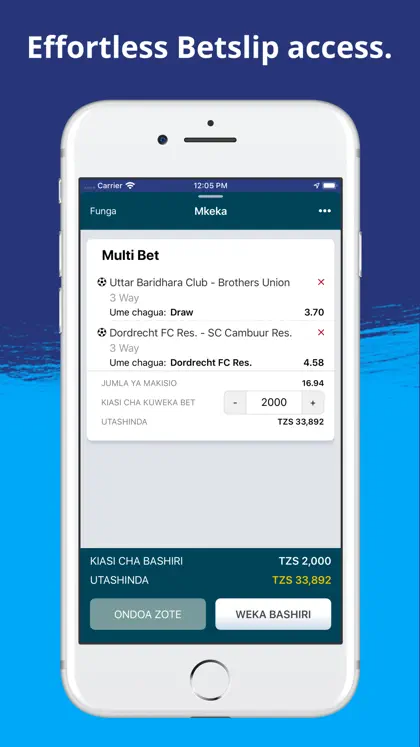 SportPesa Tanzania ekran görüntüsü 3 / 6
