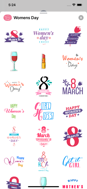Happy Women's Day Sticker Emos(圖1)-速報App