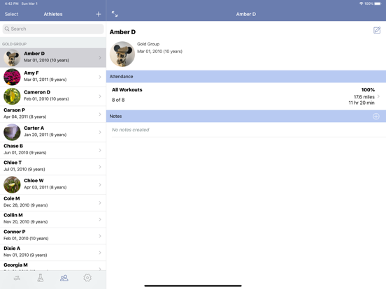 Workouts X iPad screenshot 6 - Sports app