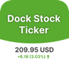 Dock Stock Ticker stock prices 