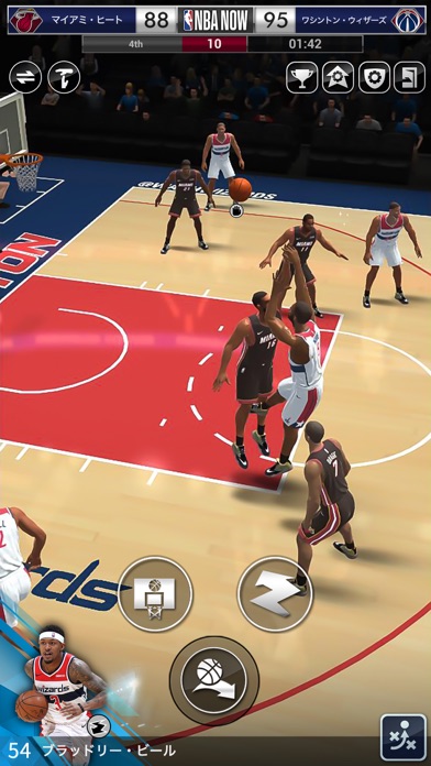 NBA NOW：モバイルバスケットボールゲーム screenshot1