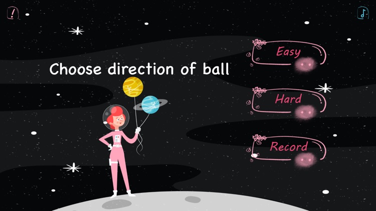 Choose direction of ball