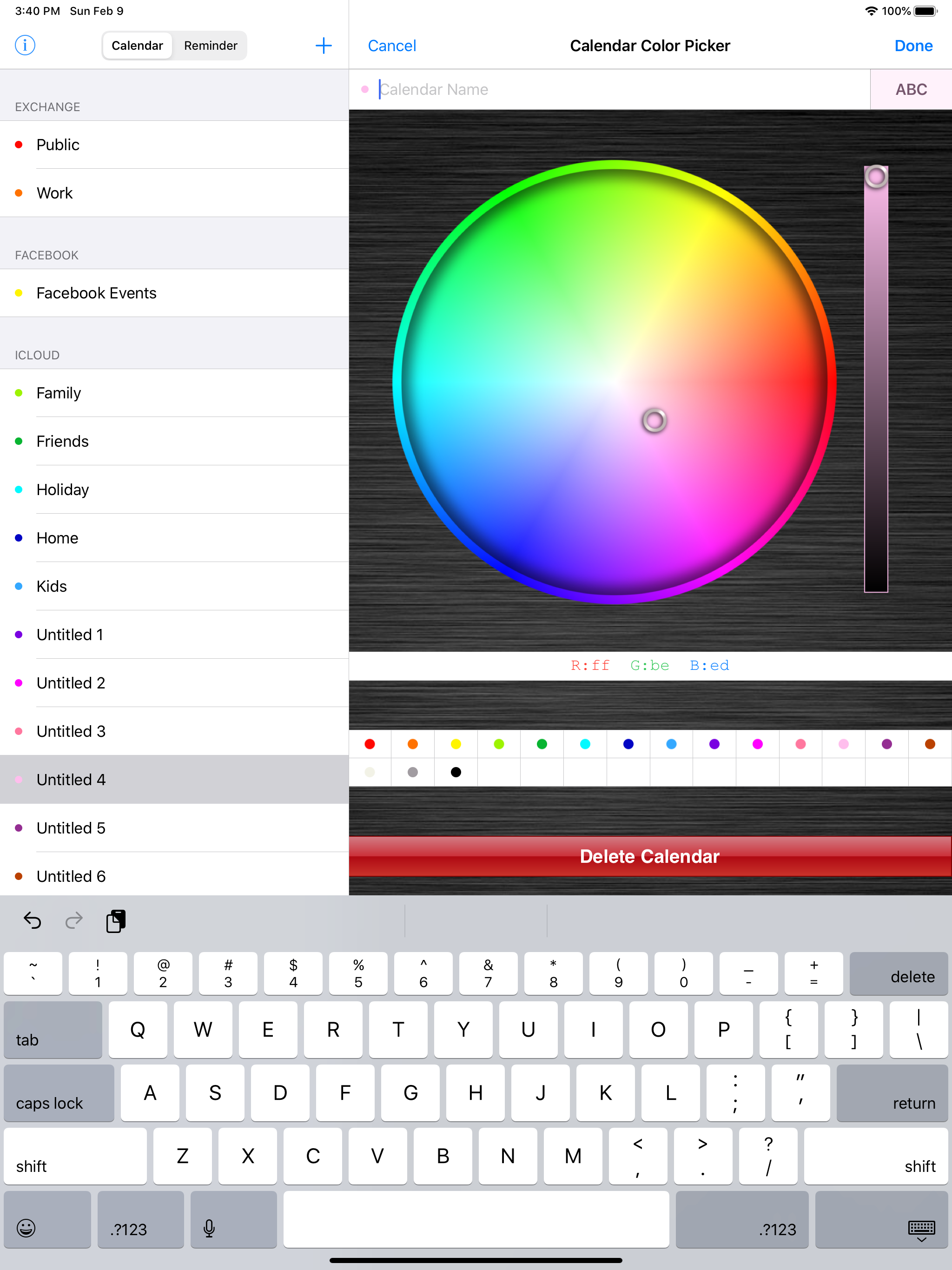 Calendar Color Picker screenshot 7