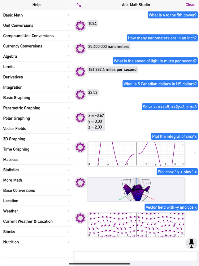 ‎Mio - Ask MathStudio Screenshot