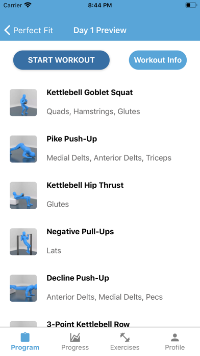 PerfectFit — Home Workouts Screenshot