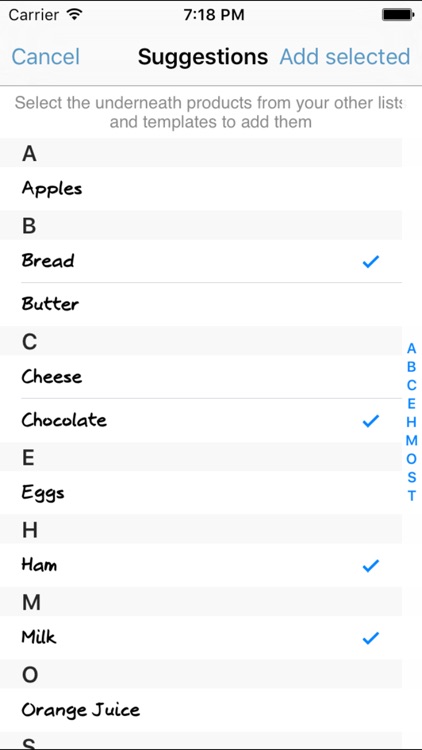 Shopping list Courzeo screenshot-4