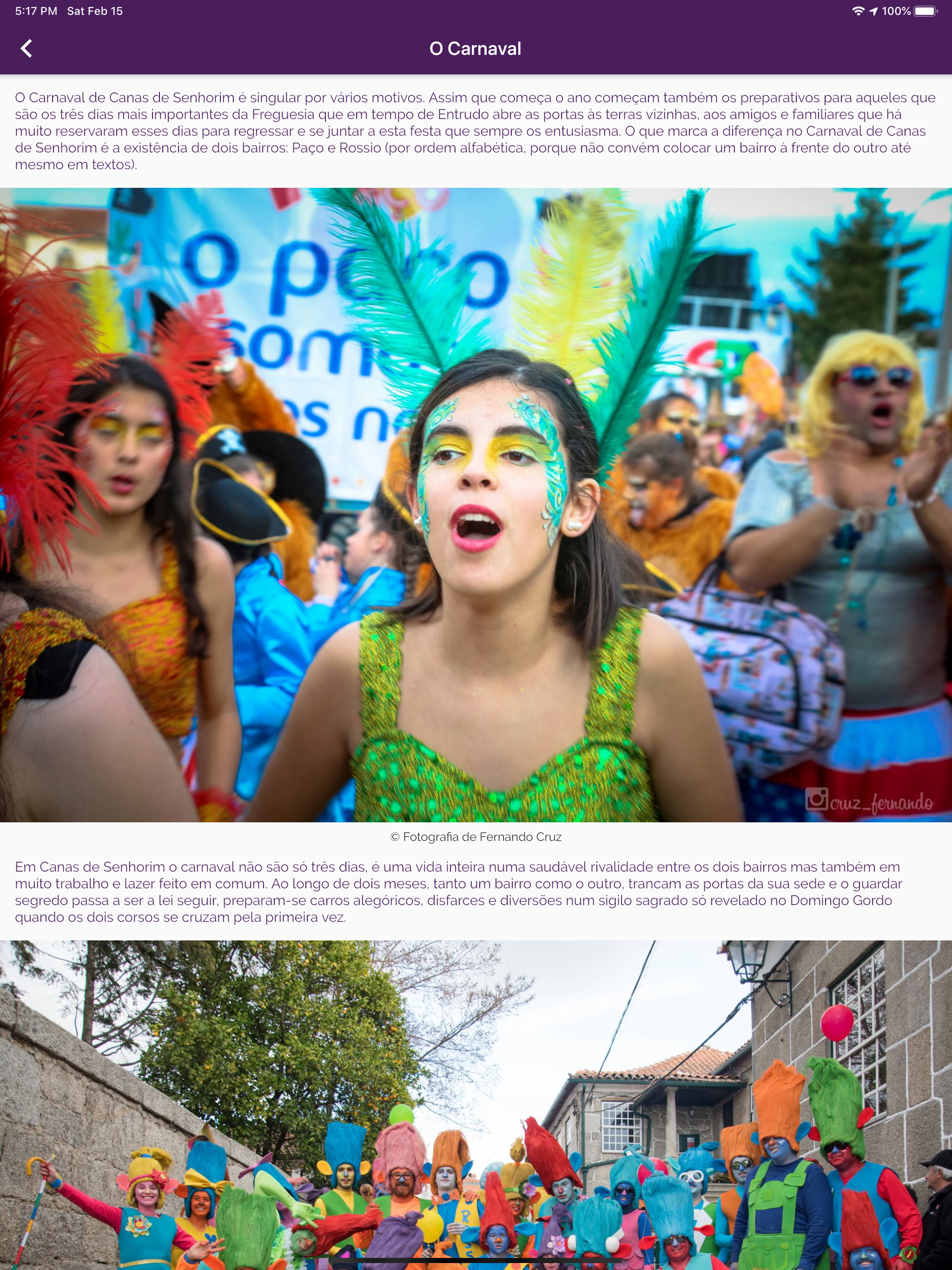 Carnaval.pt screenshot 5