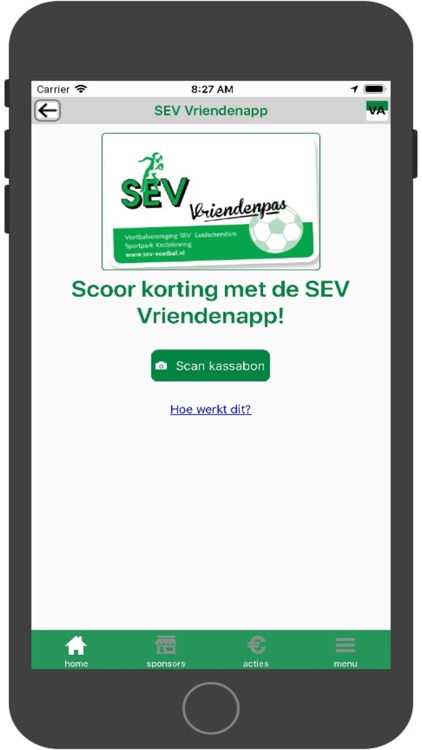 SEV Vriendenapp