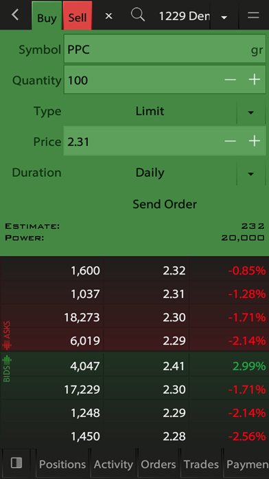 Beta ZTrade iPhone screenshot