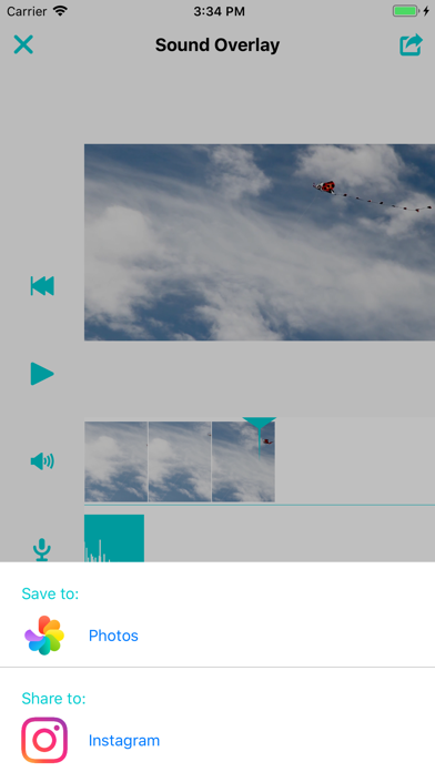 SoundOverlay iPhone screenshot 4 - Entertainment app