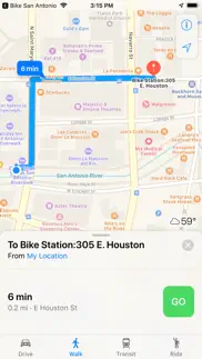 bike stations san antonio iphone screenshot 3