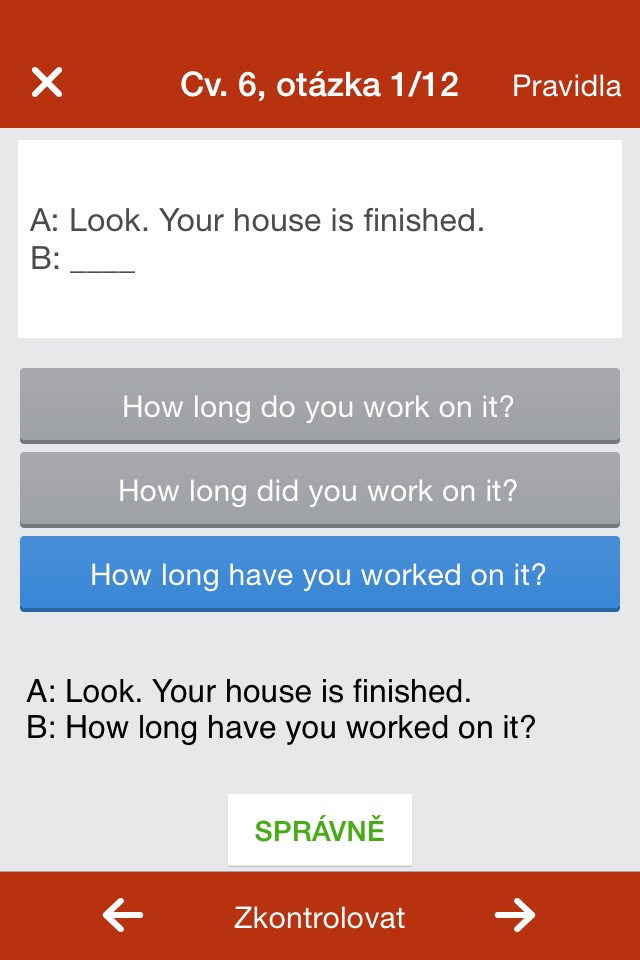 English grammar: tenses screenshot 2