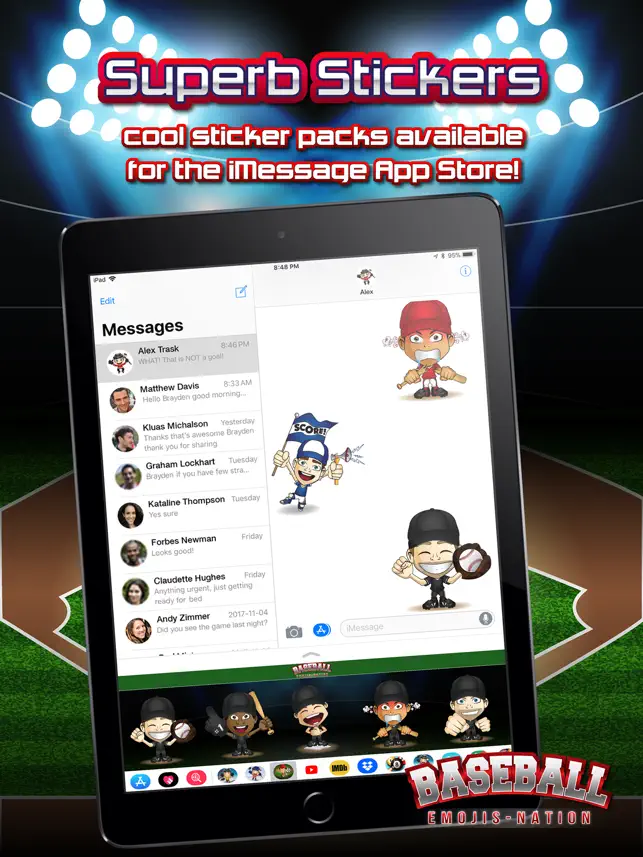 Baseball Emojis Nation, game for IOS