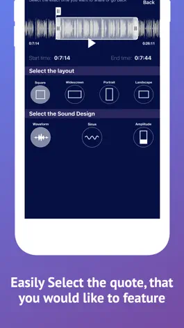 Game screenshot Podcast to Video preview maker apk