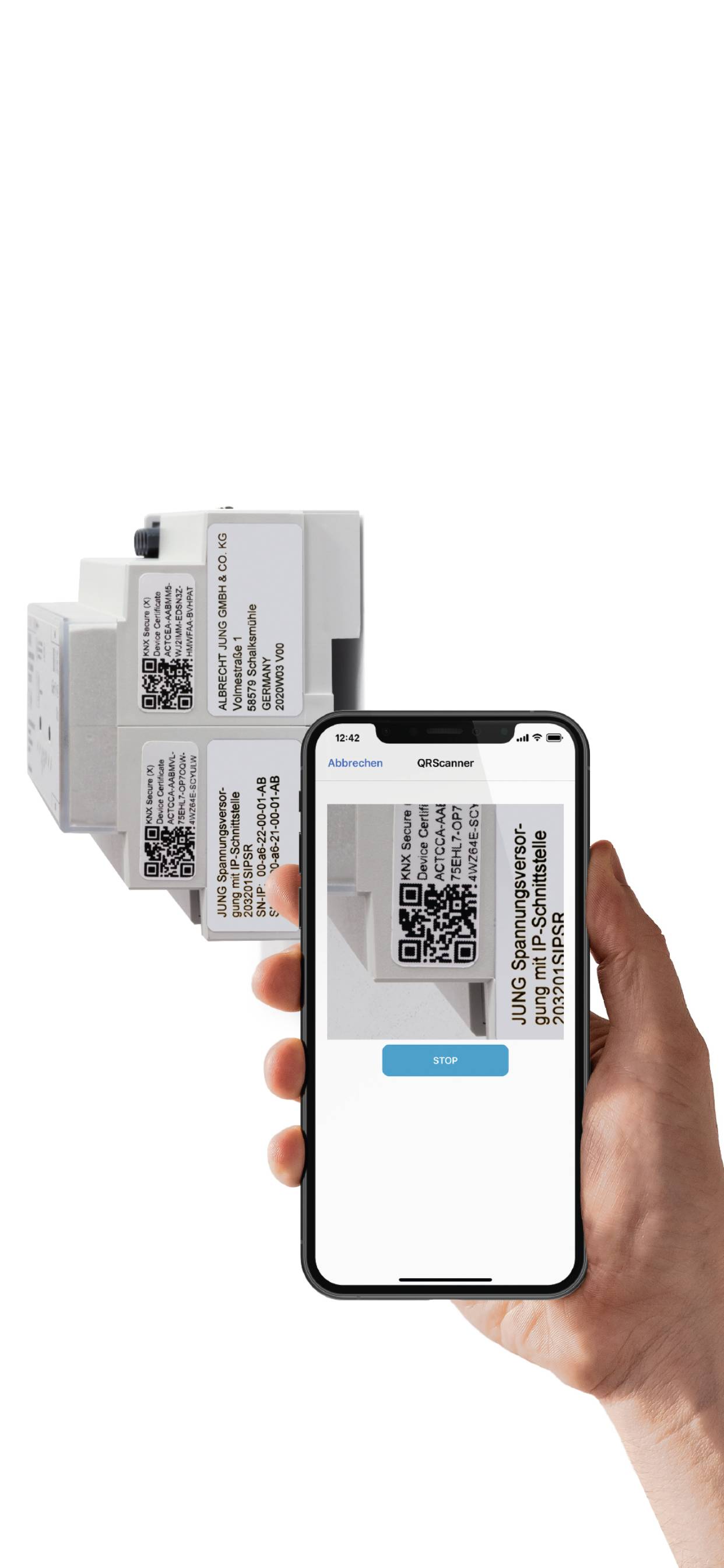 JUNG KNX SECURE SCANNER