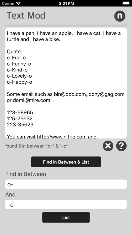 Text Mod