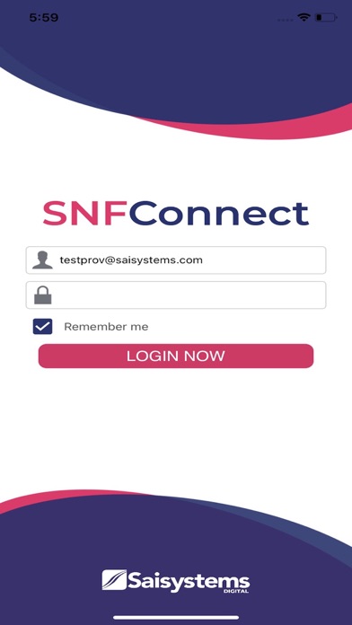 SNF Connect Screenshot