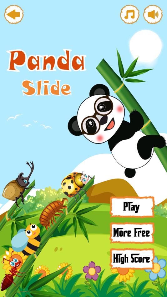 #1. Panda Slide - Attack The Bug (iOS) By: Kiem Nguyen