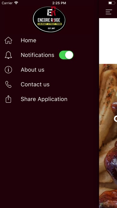 Encore Rouge Gourmet iPhone screenshot 3 - Food & Drink app