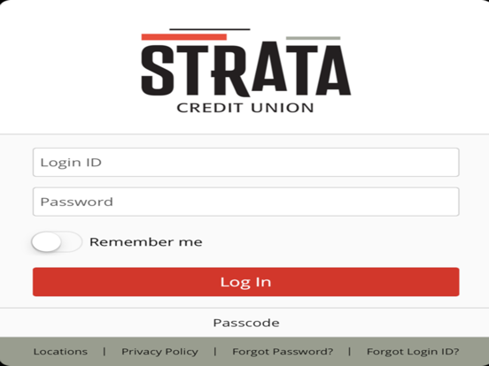 Strata Credit Union iPad screenshot 2 - Finance app