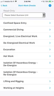 chevron start-work checks iphone screenshot 2