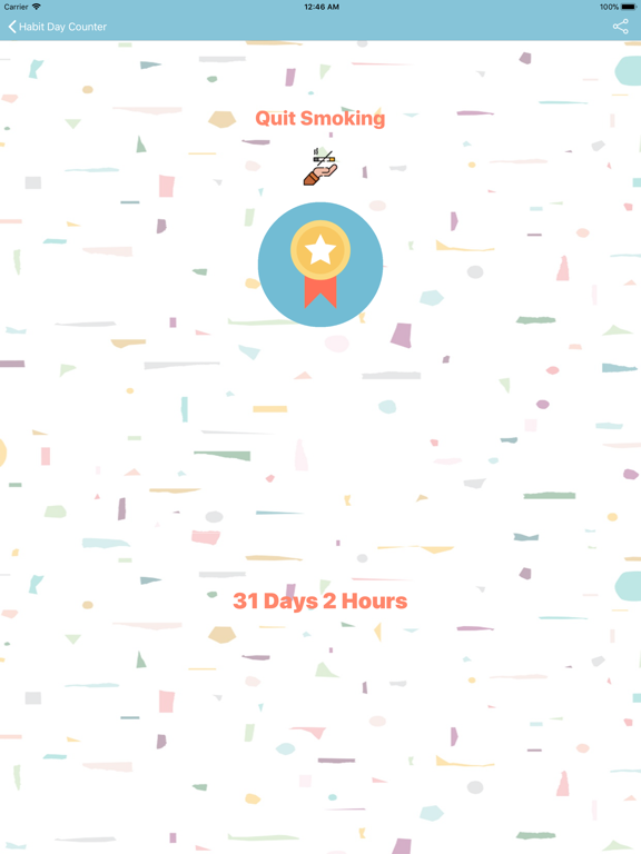 Habit Tracker - Day Counter iPad screenshot 4 - Productivity app