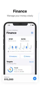 Finance – Expenses and Income screenshot #1 for iPhone