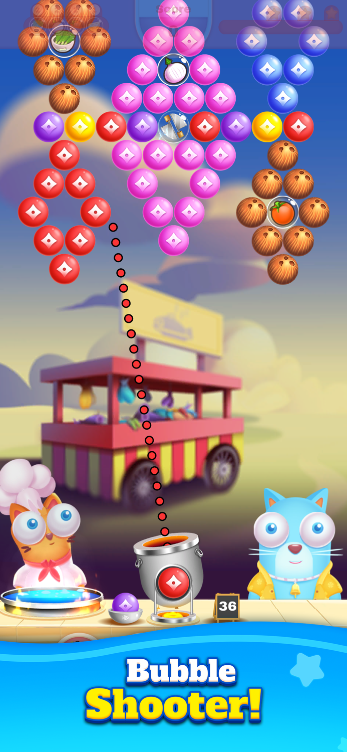 Bubble Shooter - Kitten Games